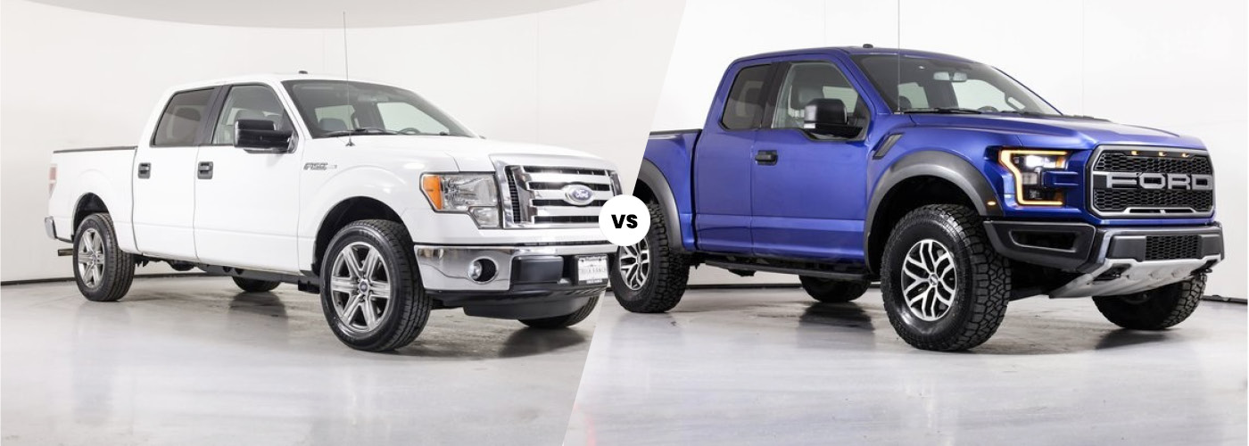 Ford F150 vs. Ford F150 Raptor Ford Truck Comparison Truck Ranch