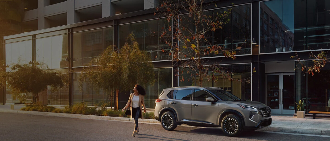 2026 Nissan Rogue 2026 Nissan Rogue on city street