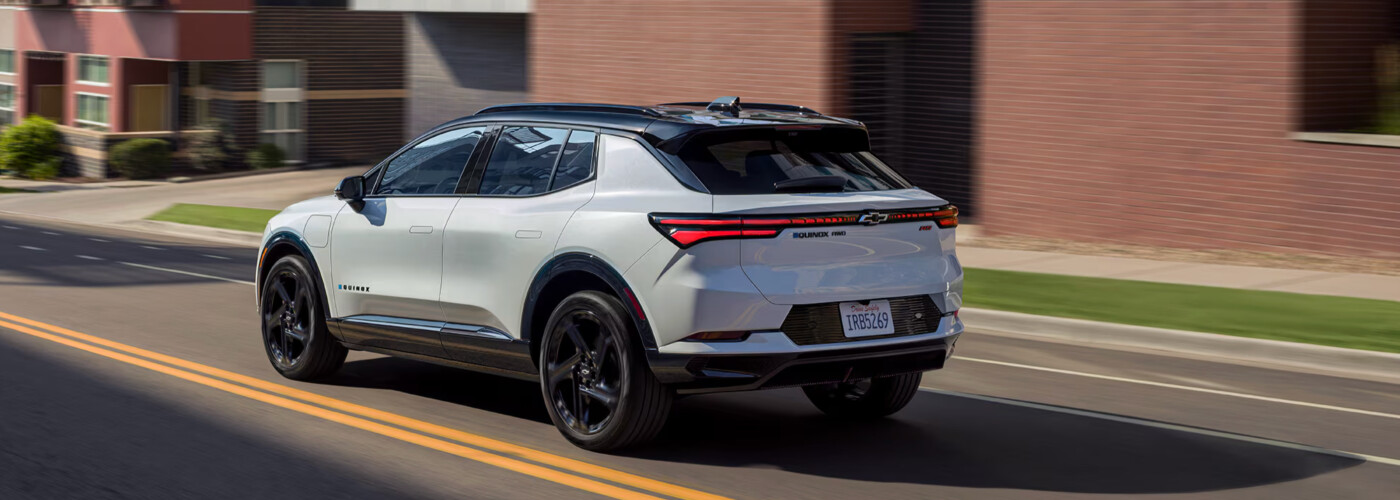 2026 Chevy Equinox EV driving on road