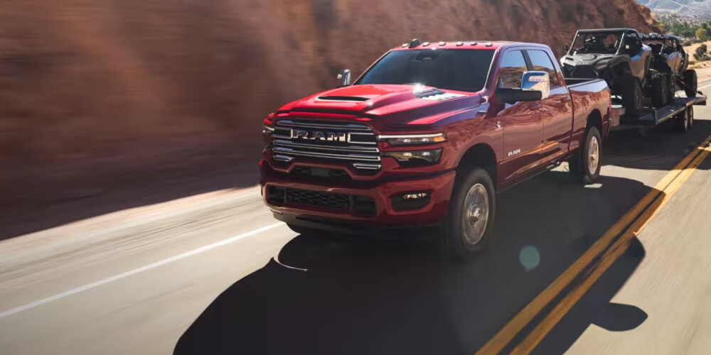 2026 Ram 2500 towing trailer