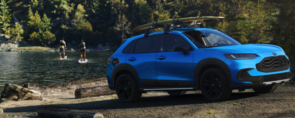2026 Honda HR-V Sport in Boost Blue Pearl with Honda Genuine Accessories