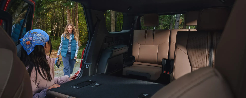 2025 Toyota 4Runner Interior with Second Row Folded Down