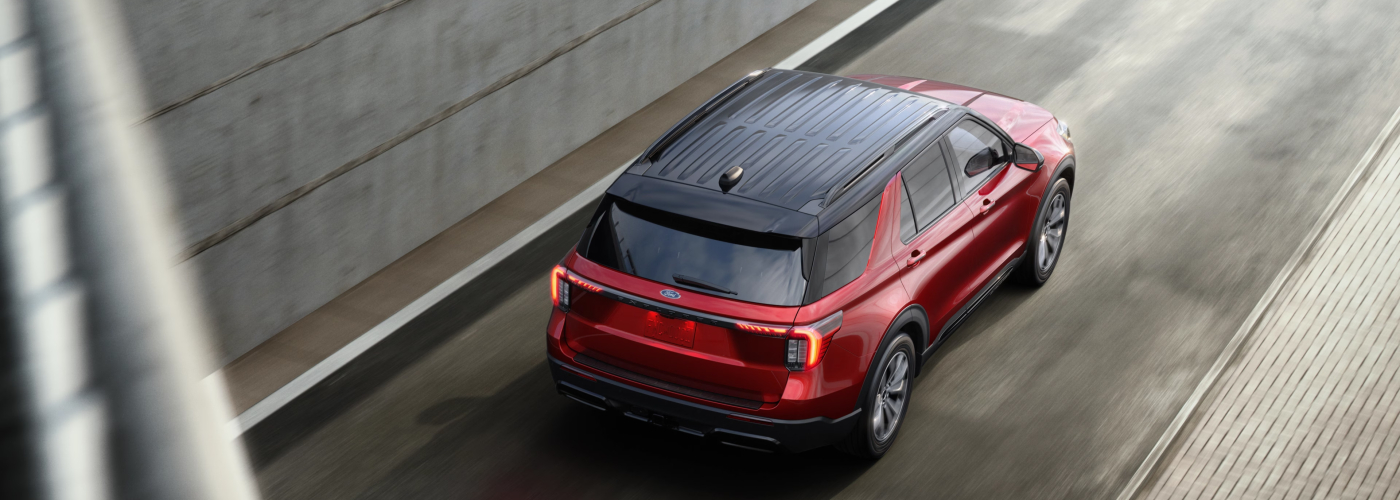 2025 Ford Explorer Aerial View