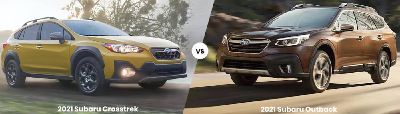 2021 Subaru Crosstrek vs. 2021 Subaru Outback