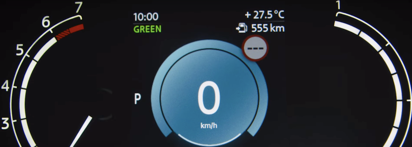 MINI Green Mode display