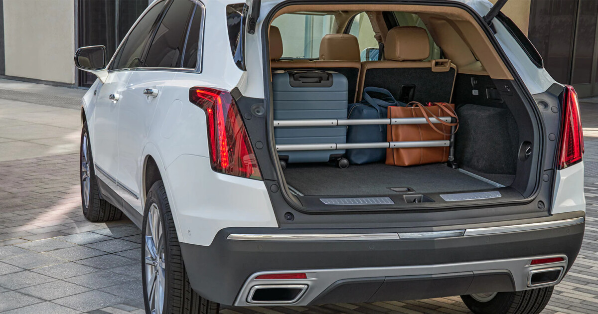 2023 Cadillac XT5 Cargo Space with Trunk Open