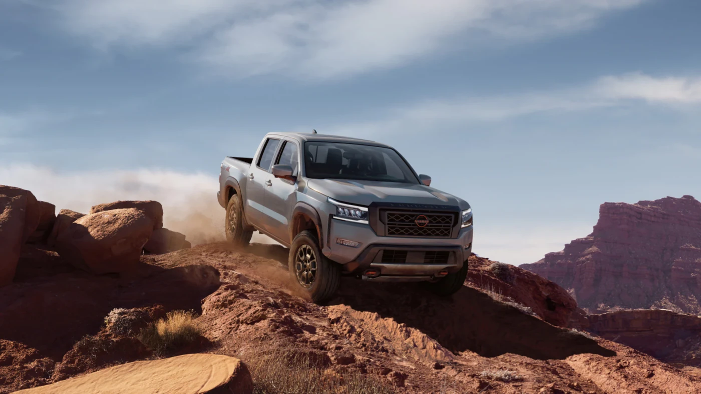 2023 Nissan Frontier front facing offroad