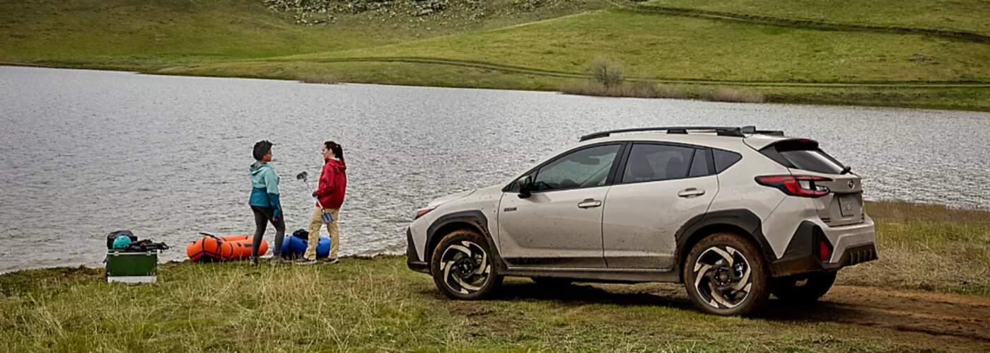 2026 Subaru Crosstrek Hybrid parked by lake