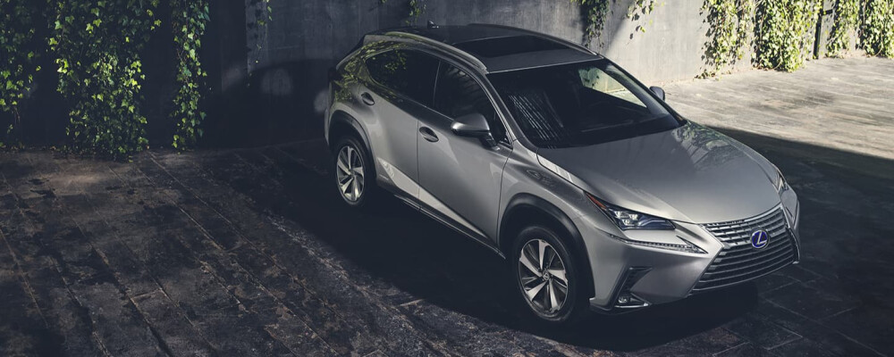 2021 Silver Lexus NX Parked