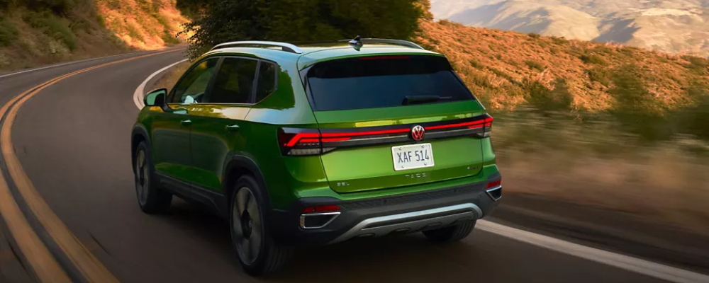 2026 Volkswagen Taos SEL in Bright Moss Green Color