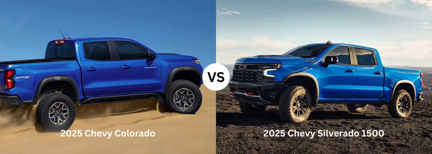 2025 Chevrolet Colorado vs SIlverado 1500