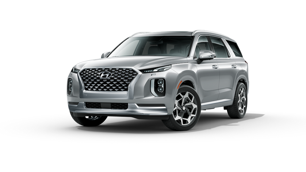2022 Hyundai Palisade in Typhoon Silver 2022 Hyundai Palisade in Typhoon Silver