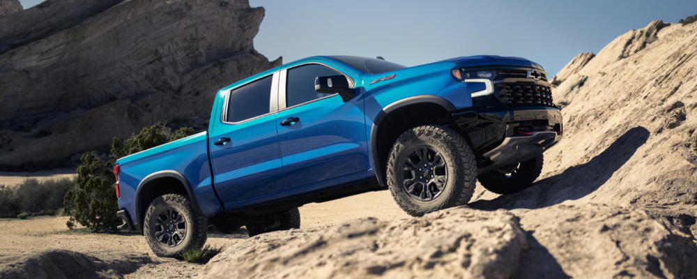 2026 Chevy Silverado 1500 ZR2 in Riptide Blue Metallic Color
