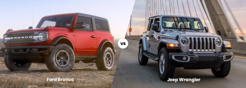 Ford Bronco vs. Jeep Wrangler Ford Bronco vs. Jeep Wrangler