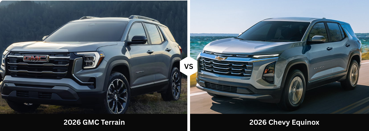 2026 GMC Terrain vs. 2026 Chevy Equinox
