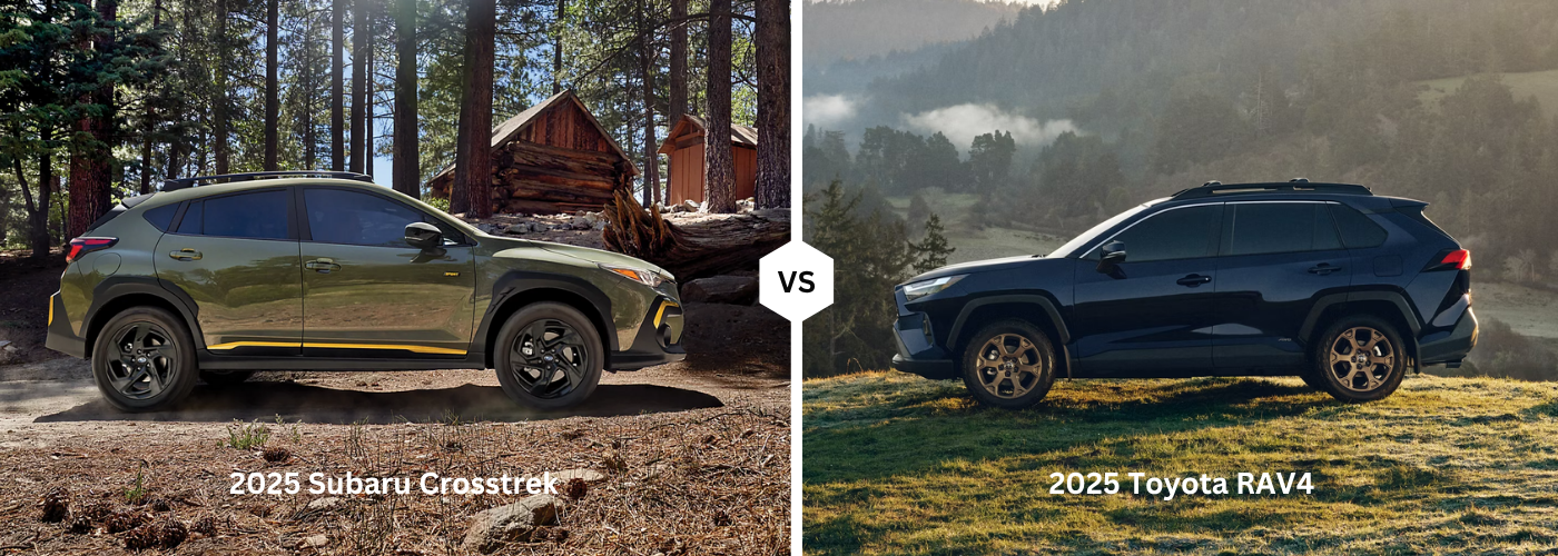 2025 Subaru Crosstrek vs. 2025 Toyota RAV4