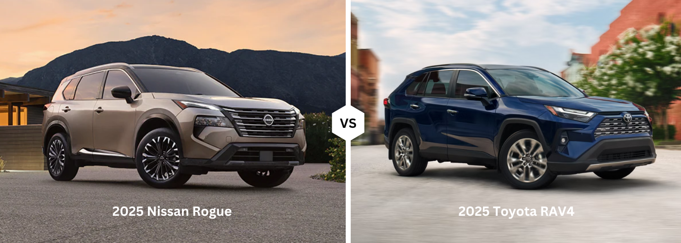 2025 Nissan Rogue vs. 2025 Toyota RAV4 2025 Nissan Rogue vs. 2025 Toyota RAV4