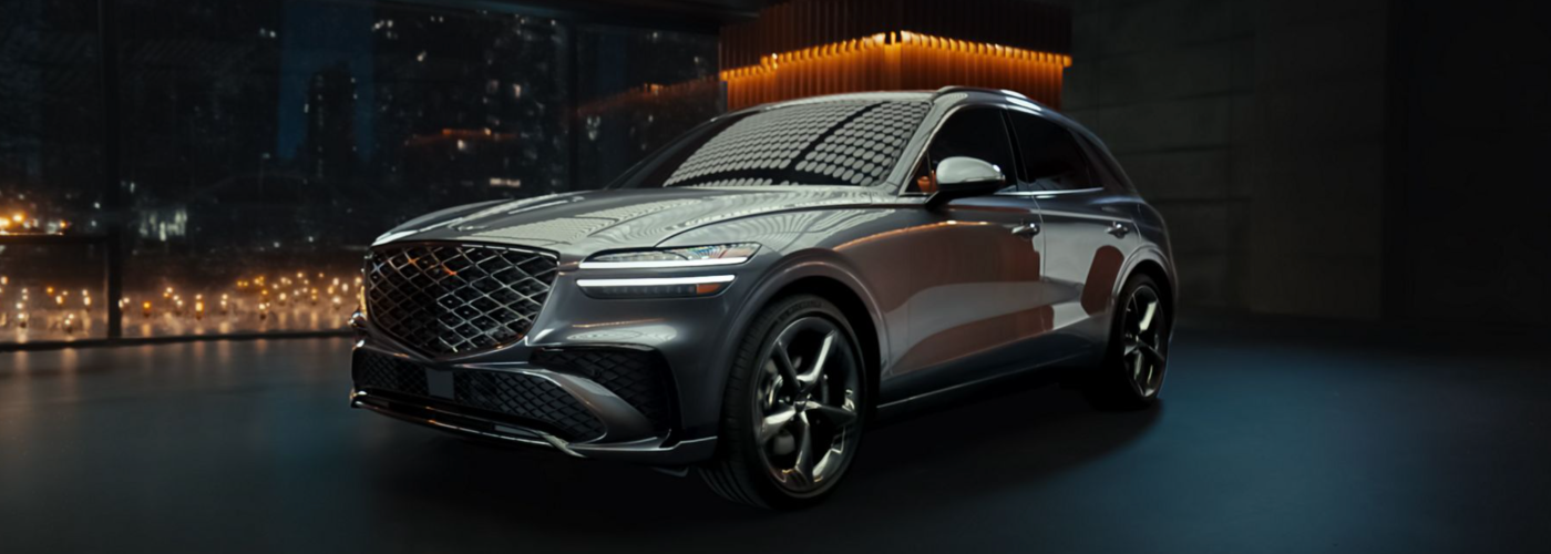 2026 Genesis GV70 in room at night