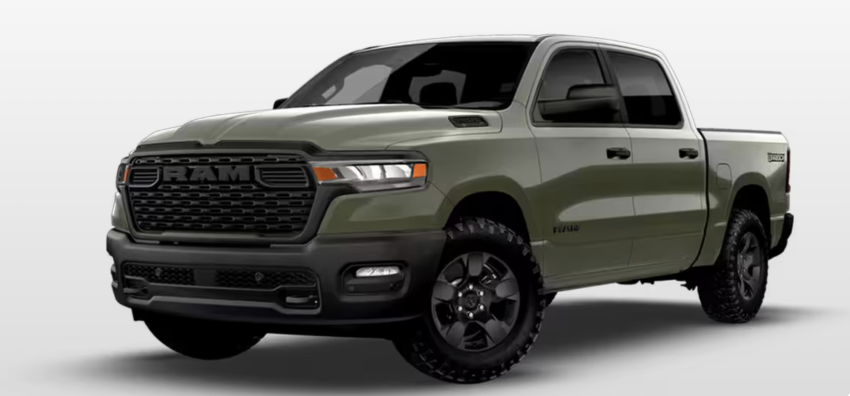 Army green 2026 RAM 1500 Warlock