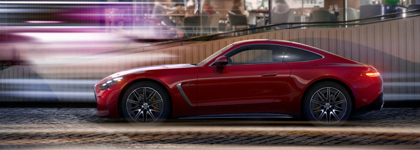 Red 2025 Mercedes-AMG GT 