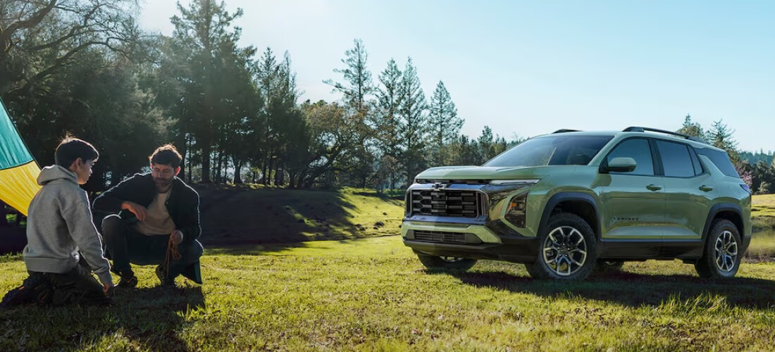 2026 Chevrolet Equinox camping with family