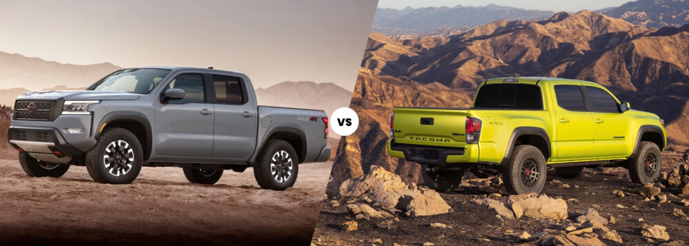 2022 Nissan Frontier vs Toyota Tacoma