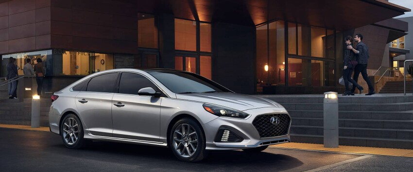 2019 Hyundai Sonata At Night 2019 Hyundai Sonata At Night