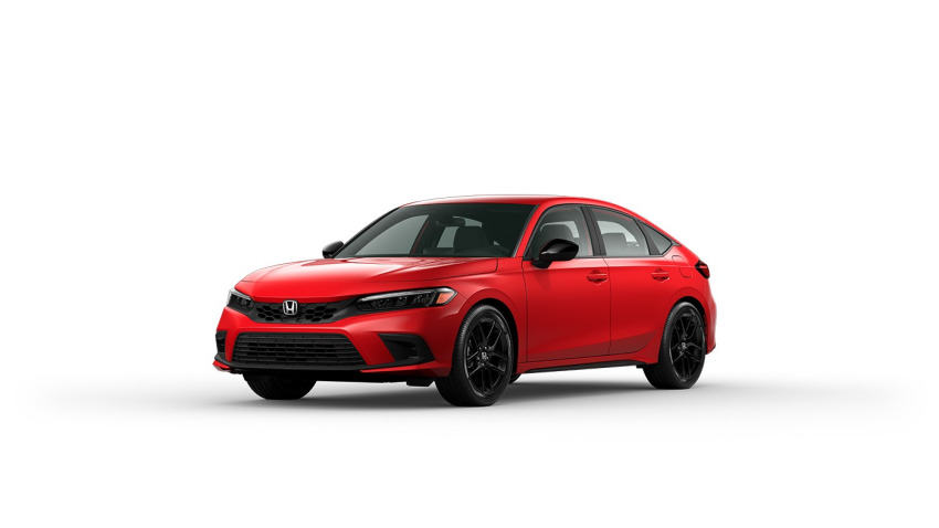 side view of 2023 Honda Civic Hatchback Sport
