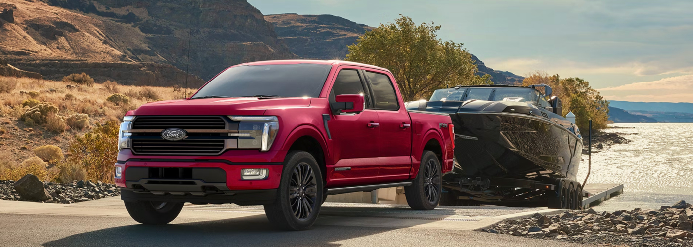 2026 Ford F-150 Towing a Boat