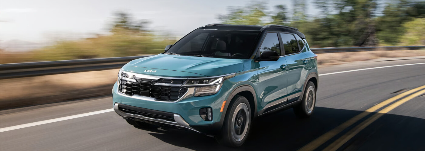 2026 Kia Seltos in Pluton Blue Color