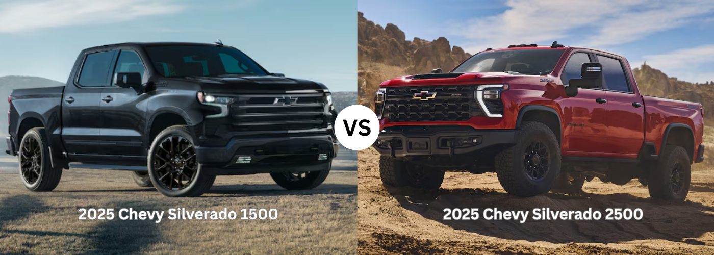 2025 Chevy Silverado vs. 2025 Chevy Silverado 2500 2025 Chevy Silverado vs. 2025 Chevy Silverado 2500