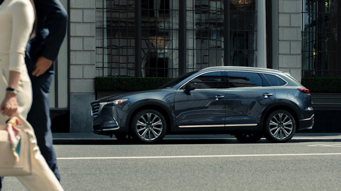2021 Mazda CX-9 parked on a city street