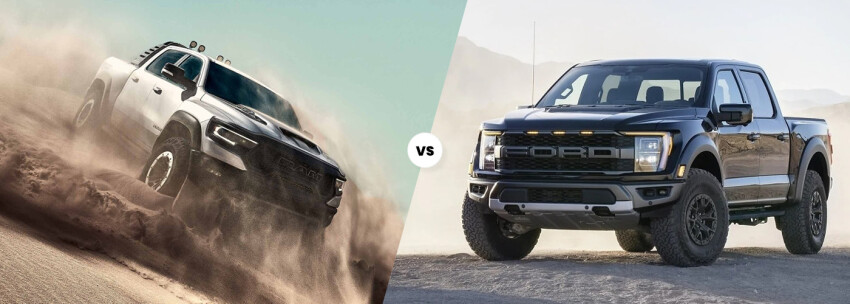 2022 RAM TRX vs. 2023 Ford Raptor
