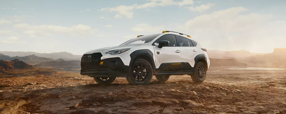 2026 Subaru Crosstrek Wilderness shown in Crystal White Pearl