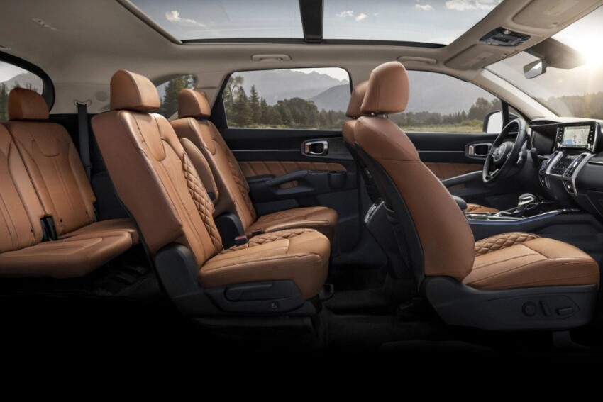 2021 Kia Sorento Interior Cross-Section