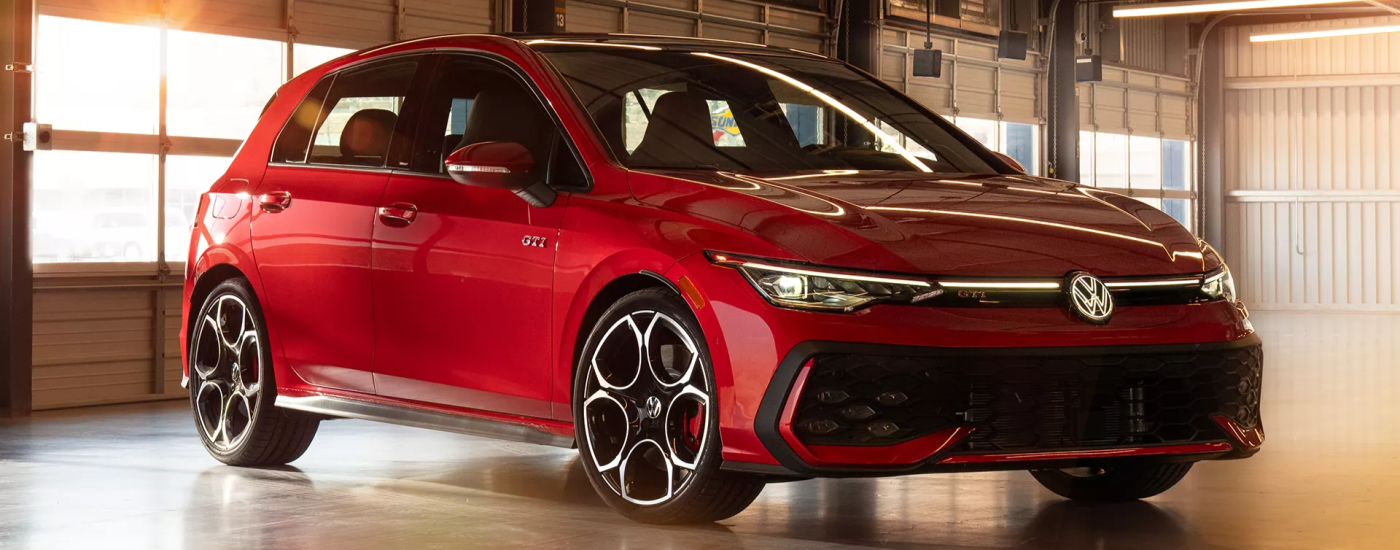 2026 Volkswagen Golf GTI Autobahn in Kings Red Metallic Color