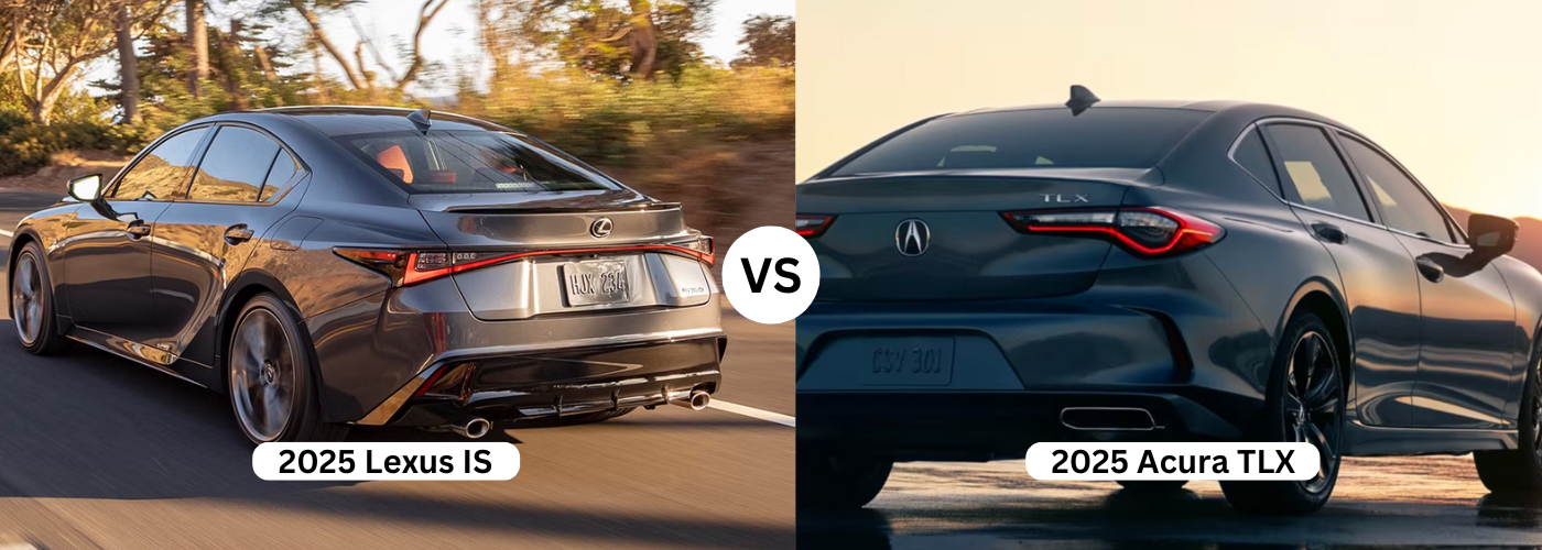 2025 Lexus IS vs. 2025 Acura TLX