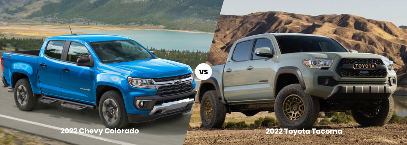 2022 Chevrolet Colorado vs. 2022 Toyota Tacoma