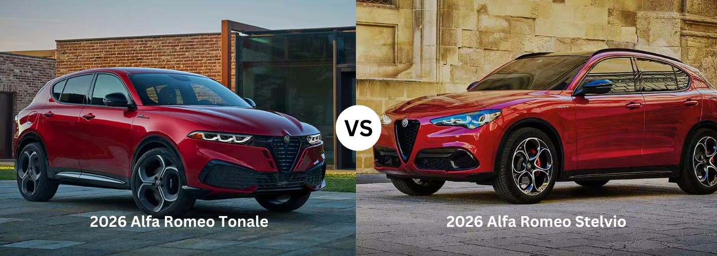 2026 Alfa Romeo Tonale vs. Alfa Romeo Stelvio