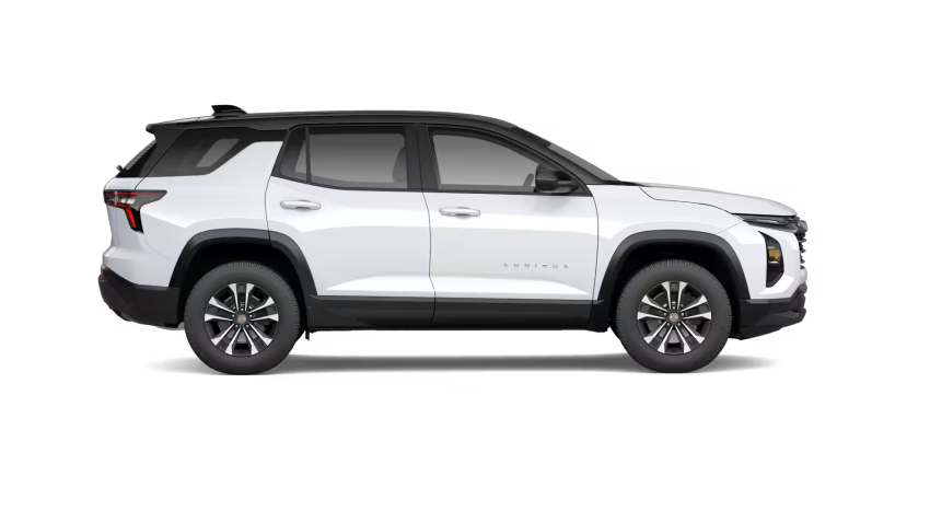 2026 Chevy Equinox LT in Summit White with Mosaic Black Metallic Roof