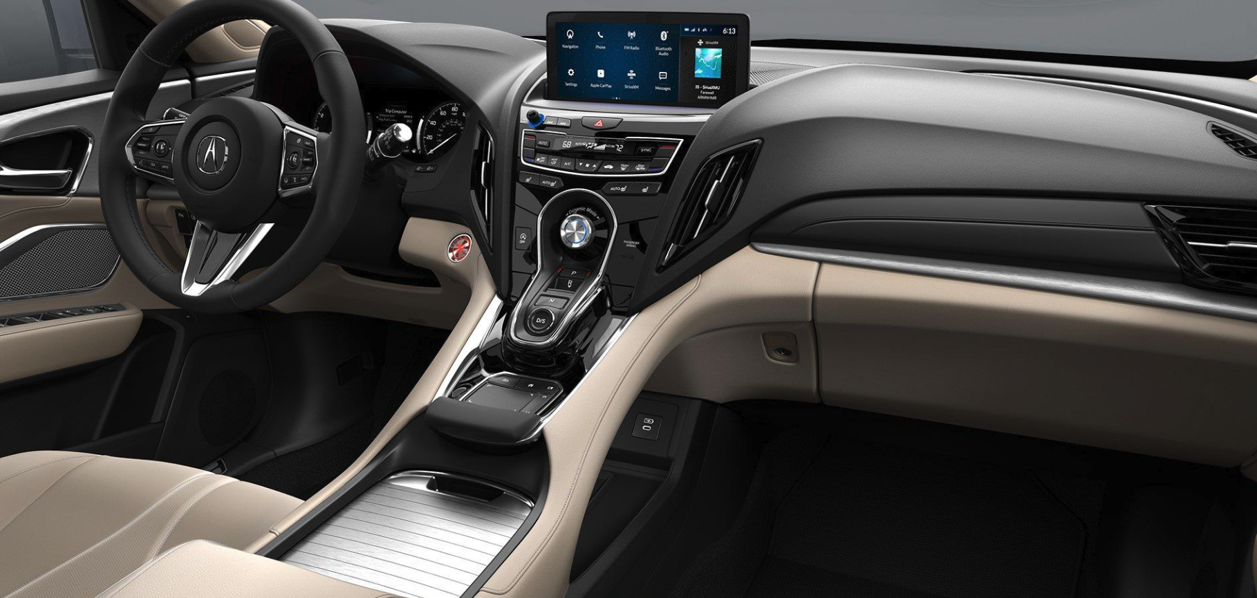 2024 Acura RDX Interior - Parchment / Silver Brushed Aluminum 