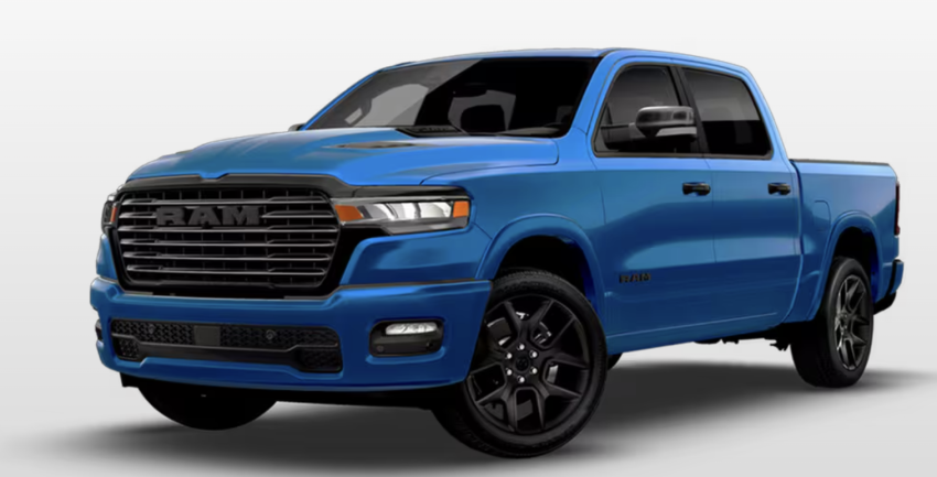 Blue 2026 RAM 1500 Laramie