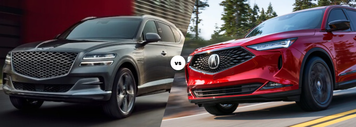 2023 Genesis GV80 vs. 2023 Acura MDX 2023 Genesis GV80 vs. 2023 Acura MDX