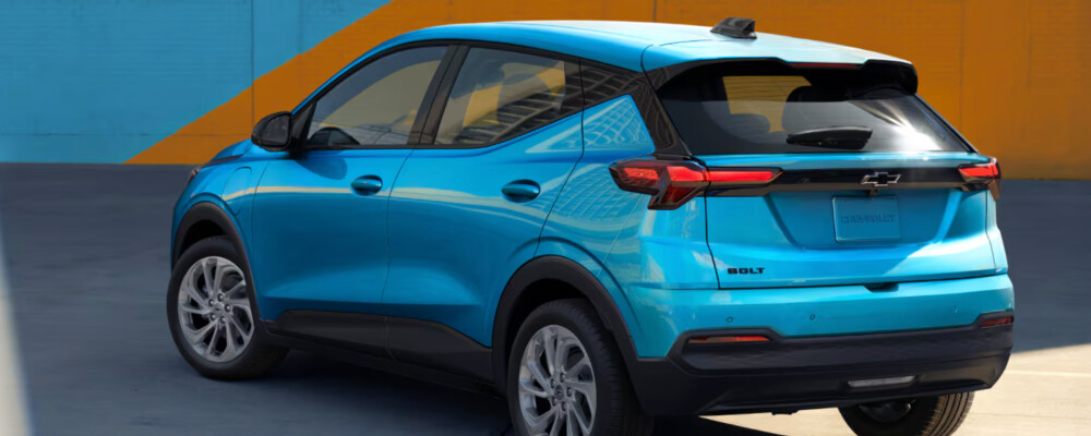 2027 Chevrolet Bolt exterior blue
