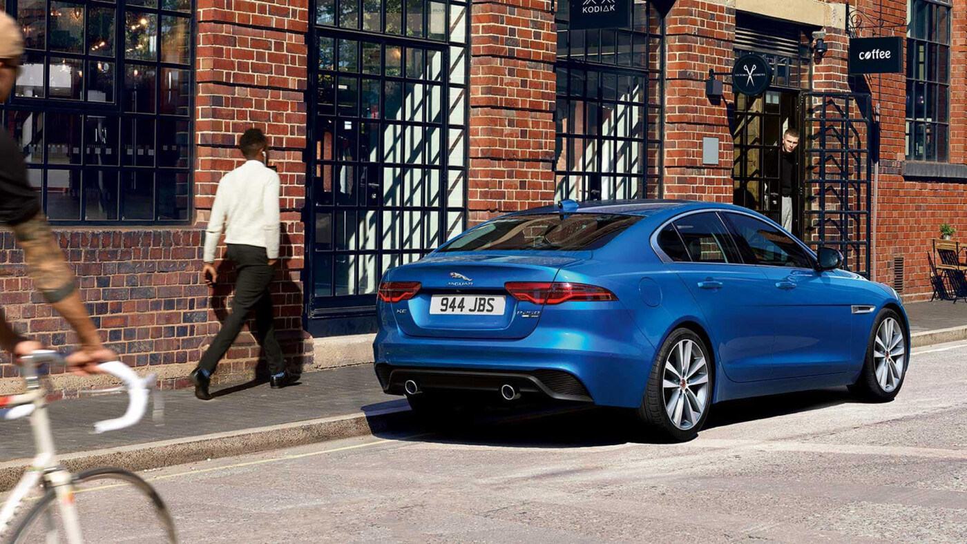 Jaguar F-PACE undergoing certified inspection at Jaguar Rockford serving Northern Illinois