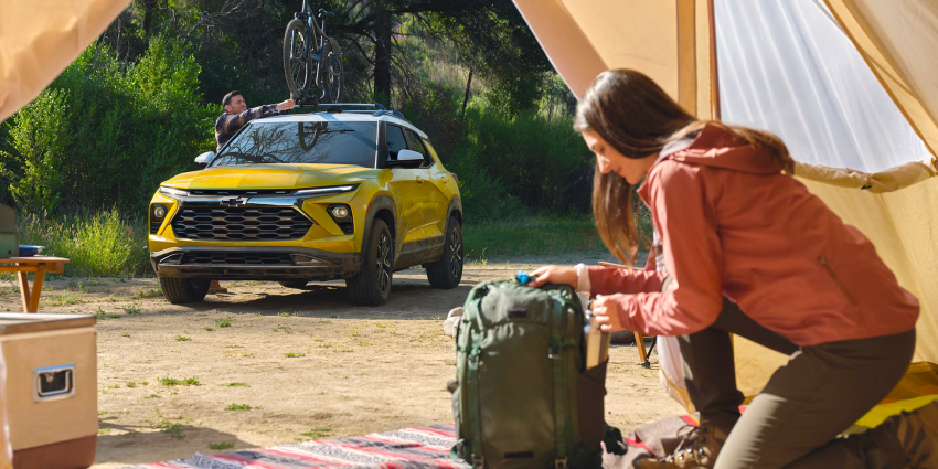 2025 Chevy Trailblazer with Bike Rack on Roof