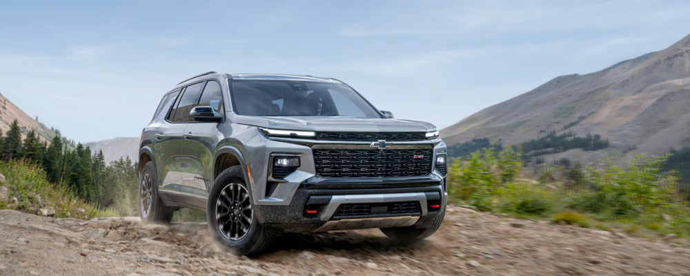2026 Chevy Traverse Z71 Shown in Sterling Gray Metallic