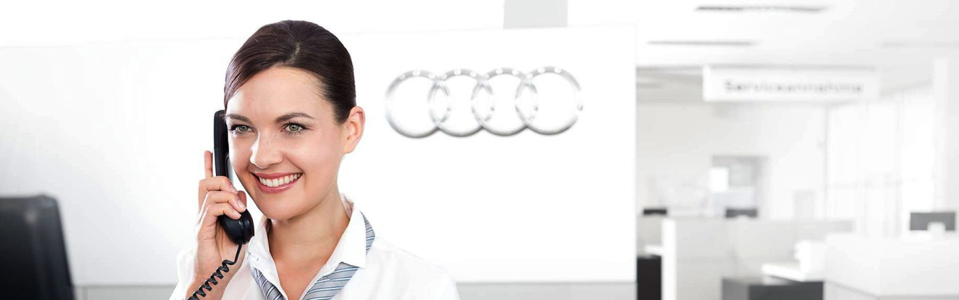Audi Service Profession answering phone calls