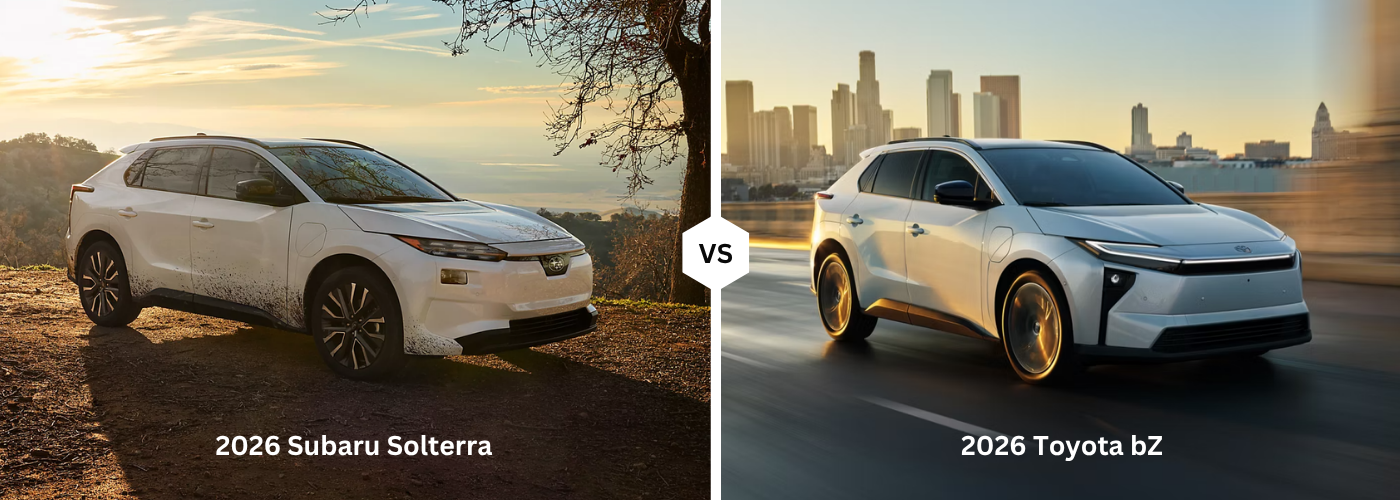2026 Subaru Solterra vs. 2026 Toyota bZ 2026 Subaru Solterra vs. 2026 Toyota bZ