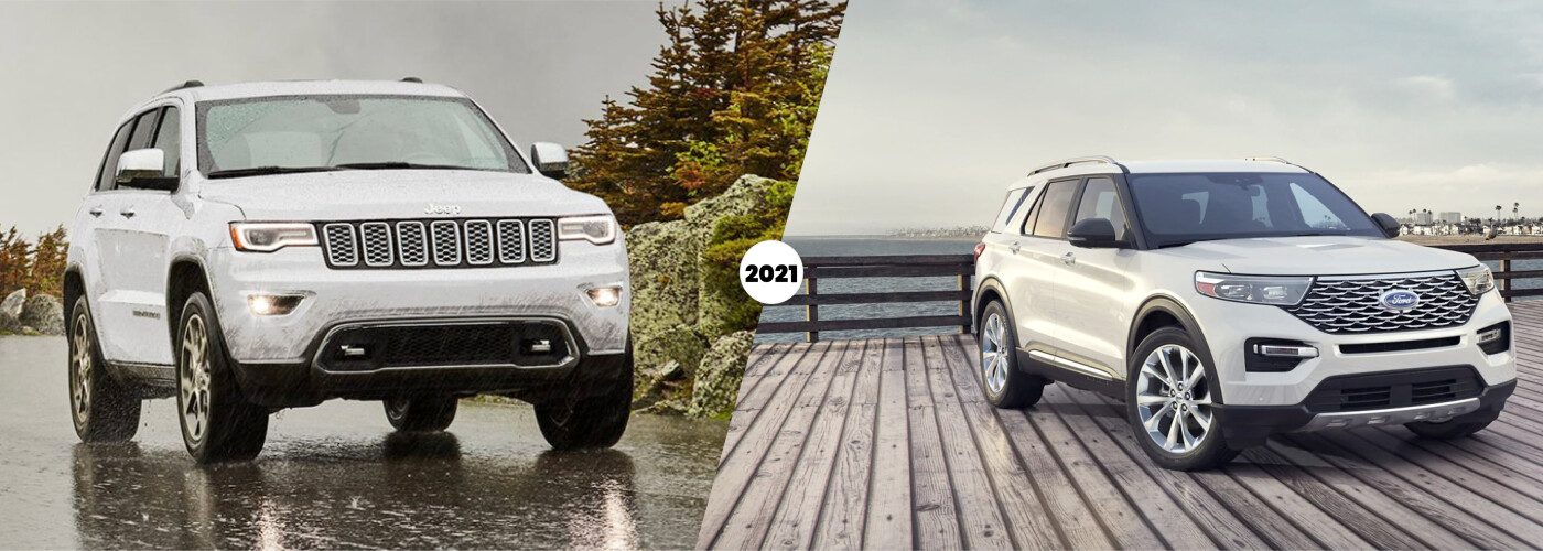 2021 Jeep Grand Cherokee vs. 2021 Ford Explorer Jeep Grand Cherokee vs Ford Explorer